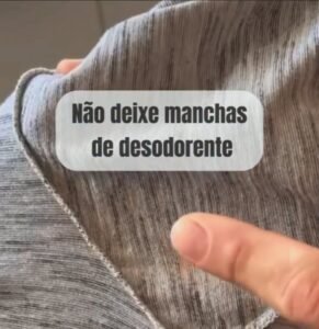 Como Tirar Mancha de Desodorante da Roupa — Passo a Passo